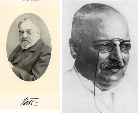 Franz Nissl  und
                 A. Alzheimer